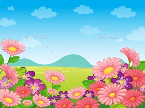 GraphicRiver Nature Scene 10119493 GraphicRiver Nature Scene 10119493