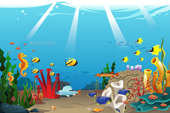 GraphicRiver Marine Life 10119699 GraphicRiver Marine Life 10119699