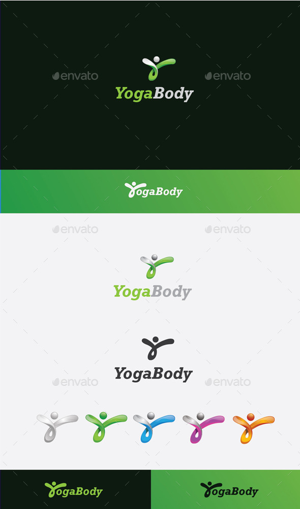 Yoga Body Logo (Letters)