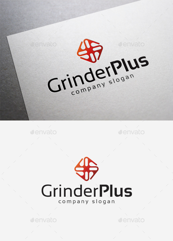 GraphicRiver Grinder Plus Logo 10122060 GraphicRiver Grinder Plus Logo 10122060