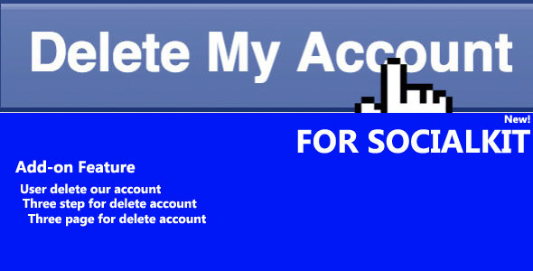 CodeCanyon Account Delete for Socialkit 10124462 CodeCanyon Account Delete for Socialkit 10124462