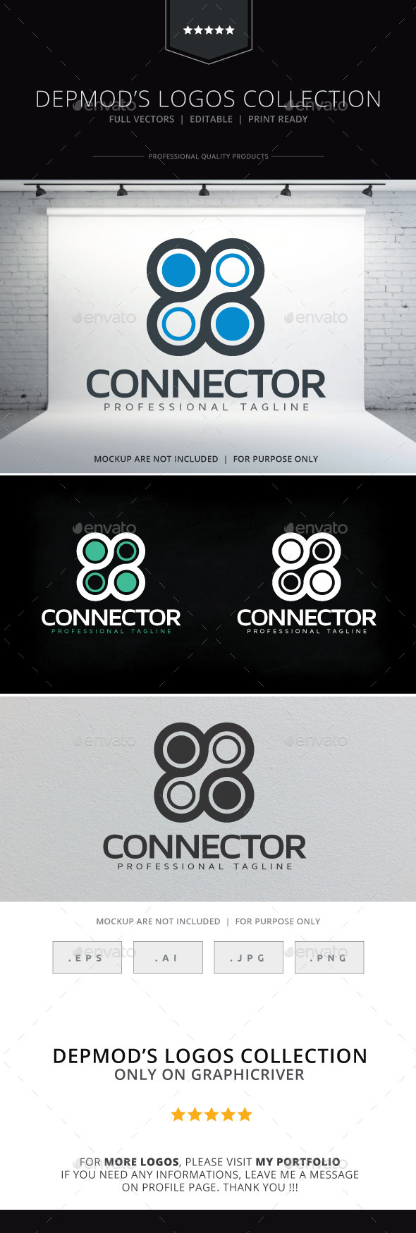 GraphicRiver Connector Logo 10124555 GraphicRiver Connector Logo 10124555
