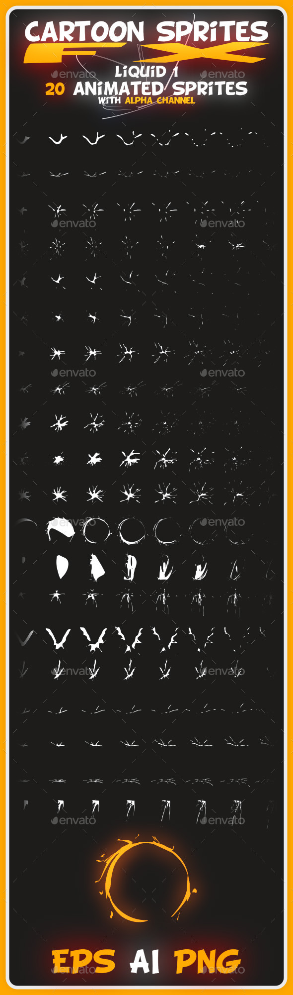 GraphicRiver Cartoon Sprites FX Liquid 1 10124977 GraphicRiver Cartoon Sprites FX Liquid 1 10124977