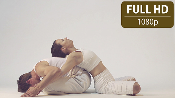 VideoHive Couple Doing Yoga Exercises 2 10124986 VideoHive Couple Doing Yoga Exercises 2 10124986