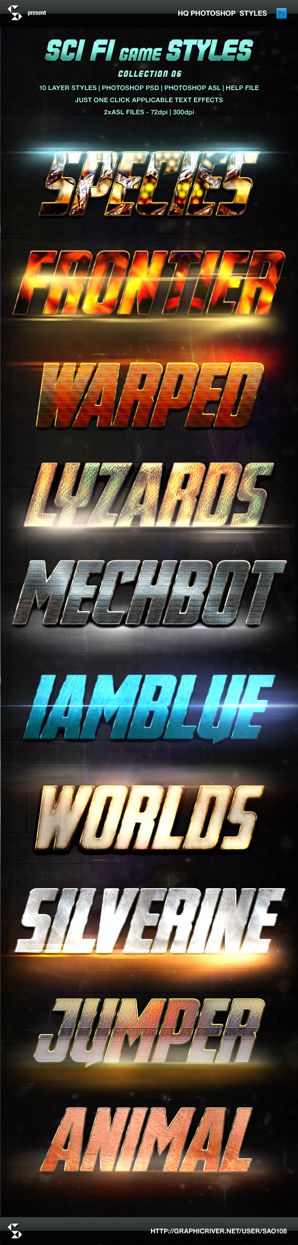 GraphicRiver Sci-fi Game Styles Collection 6 10126117 GraphicRiver Sci-fi Game Styles Collection 6 10126117