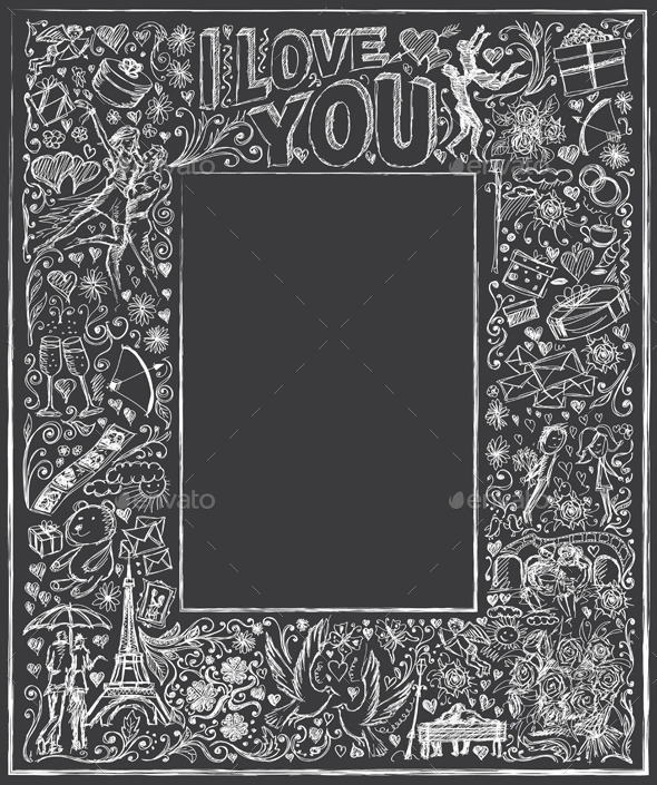 GraphicRiver Sketch Background with Love Story Elements 10126388 GraphicRiver Sketch Background with Love Story Elements 10126388