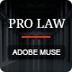 PRO Law - Adobe Muse Template PRO Law - Adobe Muse Template - ThemeForest Item for Sale