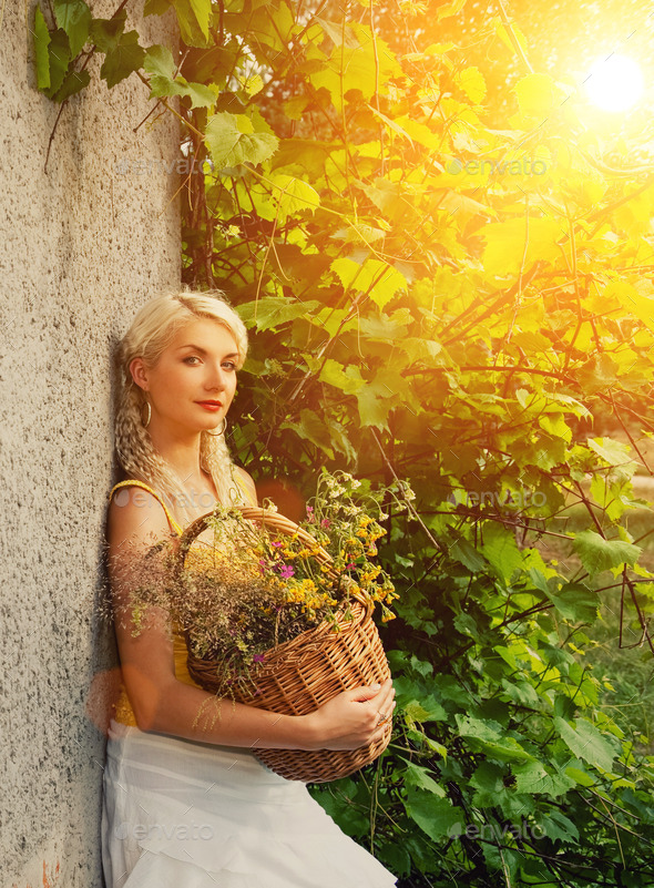 Beautiful woman outdoors (Misc) Photo Download