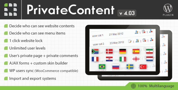 PrivateContent - Multilevel Content Plugin - CodeCanyon Item for Sale