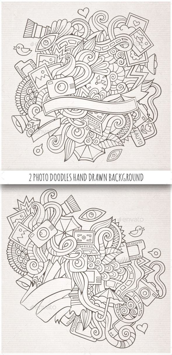 GraphicRiver 2 Photo Doodles Sketch Backgrounds 10127752 GraphicRiver 2 Photo Doodles Sketch Backgrounds 10127752