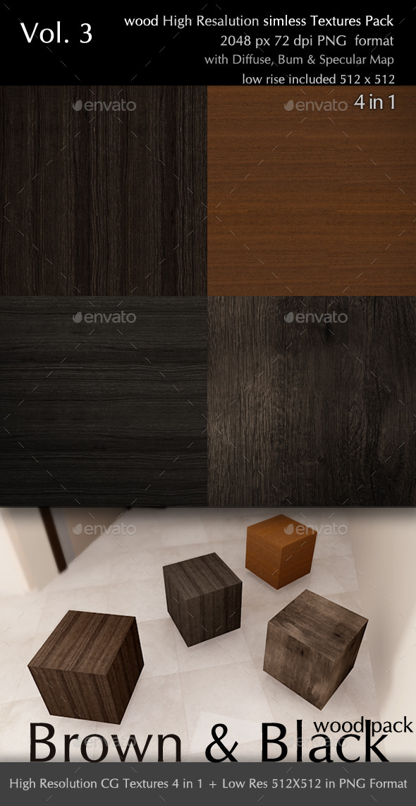 3DOcean Brown & Black Wood Pack CG Textures 4 in 1 10128048 3DOcean Brown & Black Wood Pack CG Textures 4 in 1 10128048
