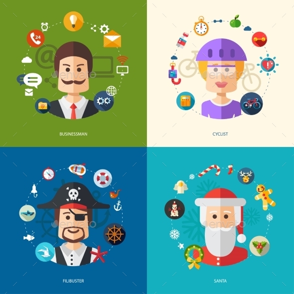 GraphicRiver People Professions Concept 10128099 GraphicRiver People Professions Concept 10128099
