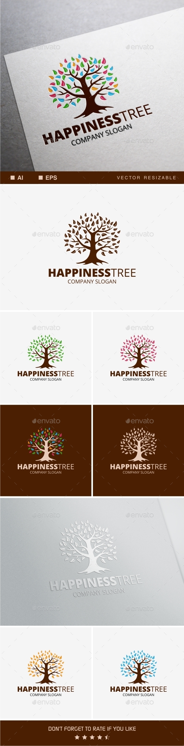 GraphicRiver Happiness Tree 10128121 GraphicRiver Happiness Tree 10128121
