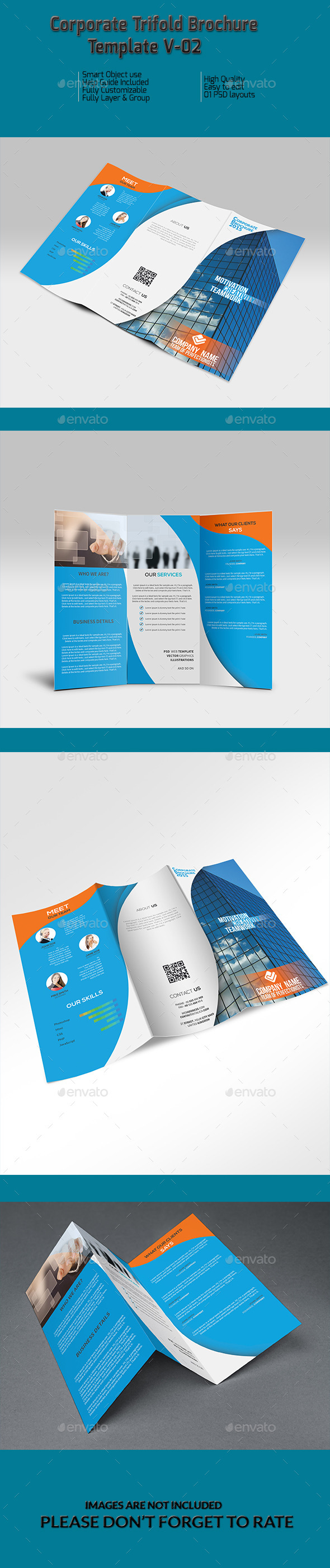 Corporate Trifold Brochure Template V-02 (Corporate)