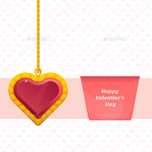 GraphicRiver Heart On a Chain Baner 10130096 GraphicRiver Heart On a Chain Baner 10130096