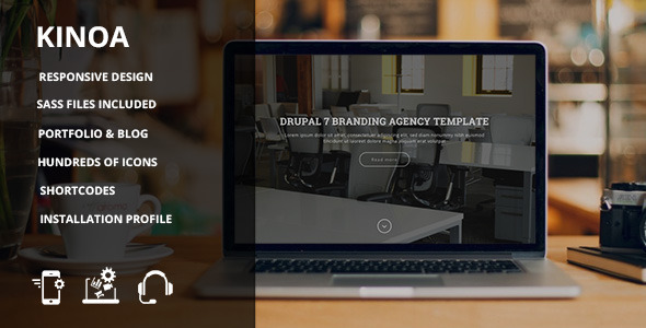 ThemeForest Kinoa Drupal 7 responsive theme 10130136