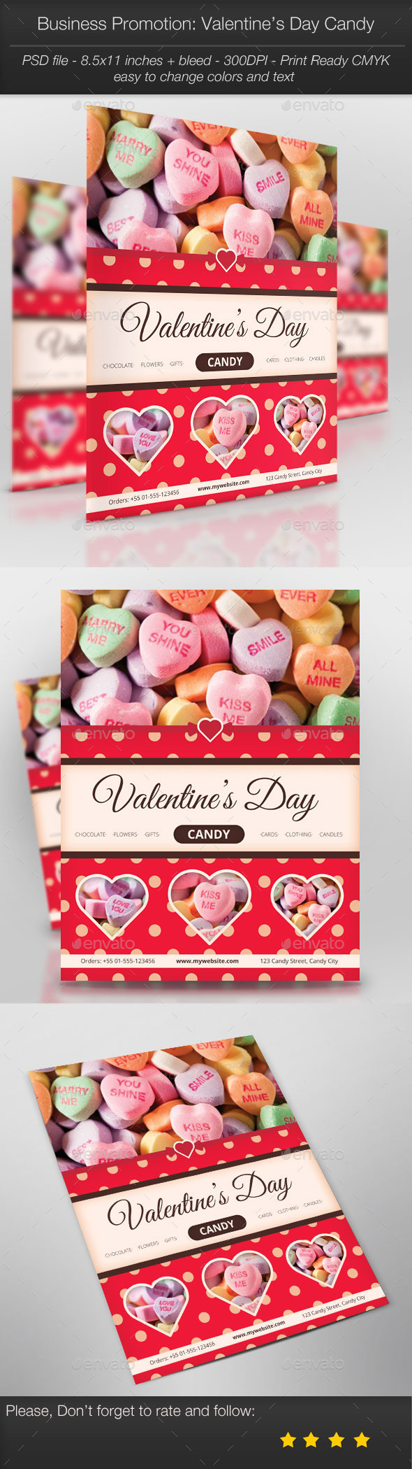 GraphicRiver Business Promotion Valentine's Day Candy 10130790 GraphicRiver Business Promotion Valentine's Day Candy 10130790