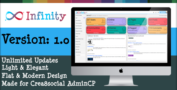 CodeCanyon Infinity Admin Theme for Crea8social 10131464 CodeCanyon Infinity Admin Theme for Crea8social 10131464