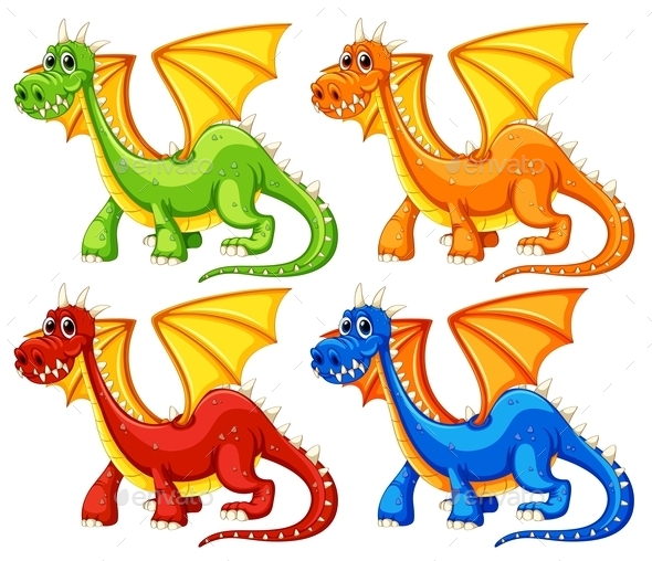 GraphicRiver Dragons 10131969 GraphicRiver Dragons 10131969