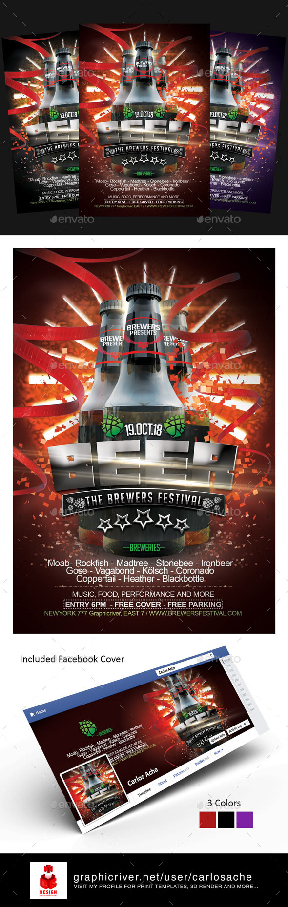 GraphicRiver Beer Flyer Template 10132048 GraphicRiver Beer Flyer Template 10132048