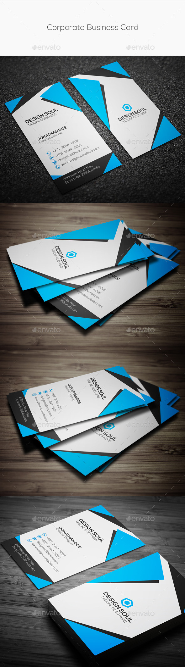 GraphicRiver Corporate Business Card 10132049 GraphicRiver Corporate Business Card 10132049