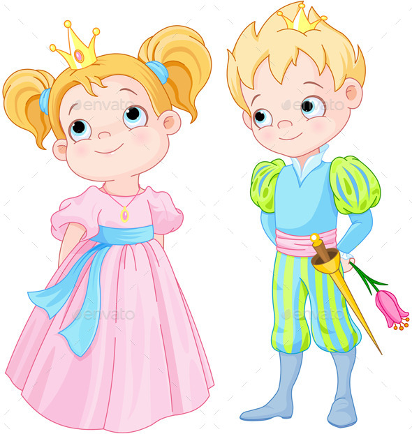 GraphicRiver Prince and Princess 10132267 GraphicRiver Prince and Princess 10132267
