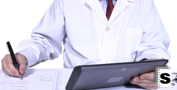 VideoHive Medical Prescription With Digital Tablet 10133200 VideoHive Medical Prescription With Digital Tablet 10133200