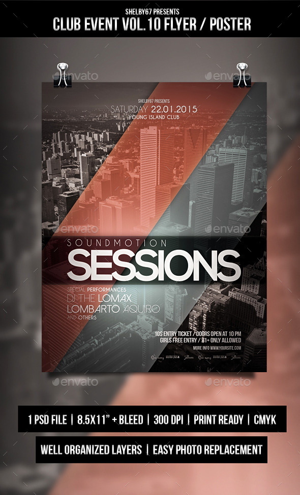 GraphicRiver Club Event Flyer Poster Vol.10 10133284 GraphicRiver Club Event Flyer Poster Vol.10 10133284