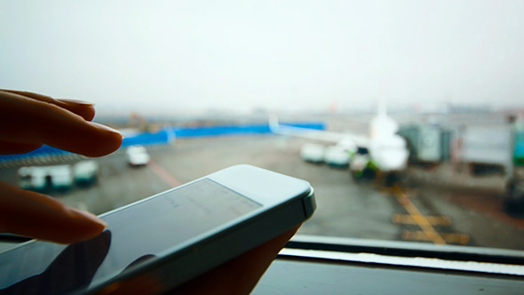 VideoHive Woman Using Smart Phone At The Airport 10133431 VideoHive Woman Using Smart Phone At The Airport 10133431