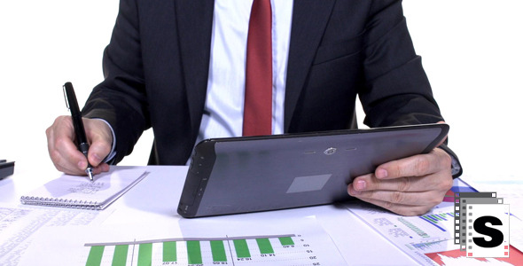 VideoHive Businessman Working In Office 10133473 VideoHive Businessman Working In Office 10133473