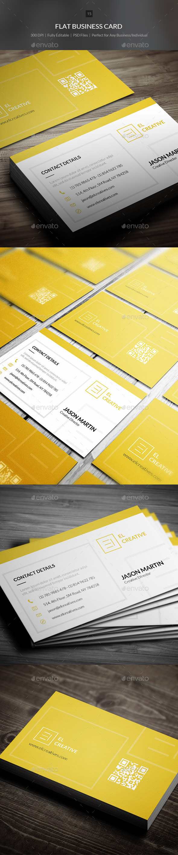GraphicRiver Flat Business Card 15 10133594 GraphicRiver Flat Business Card 15 10133594