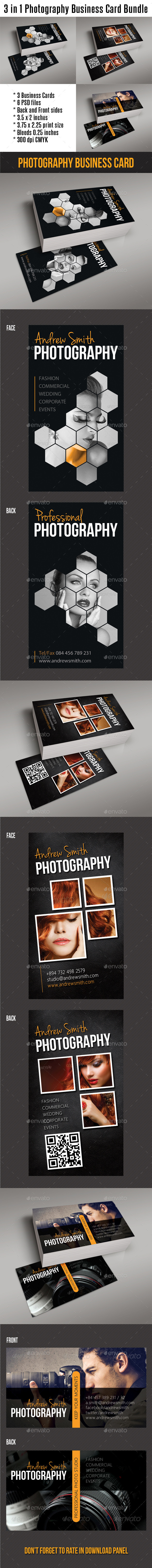 GraphicRiver 3 in 1 Photography Studio Business Card Bundle 10133680 GraphicRiver 3 in 1 Photography Studio Business Card Bundle 10133680