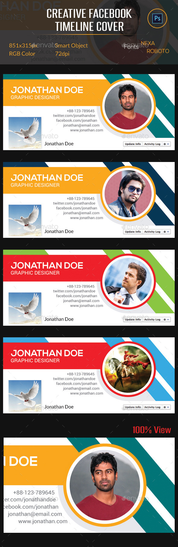 GraphicRiver Creative Facebook Timeline Cover 10134049 GraphicRiver Creative Facebook Timeline Cover 10134049