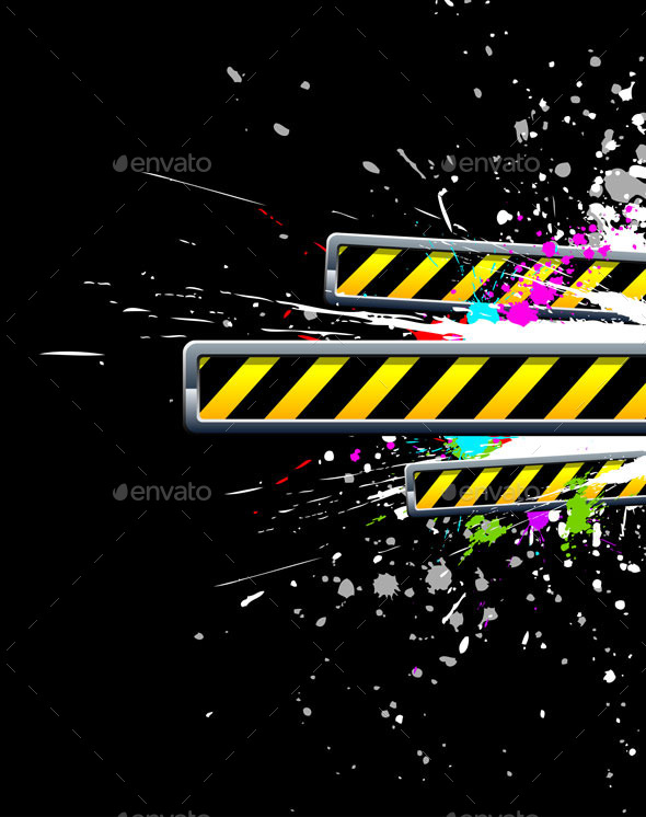 GraphicRiver Industrial Background with Grunge Splash 139763 GraphicRiver Industrial Background with Grunge Splash 139763