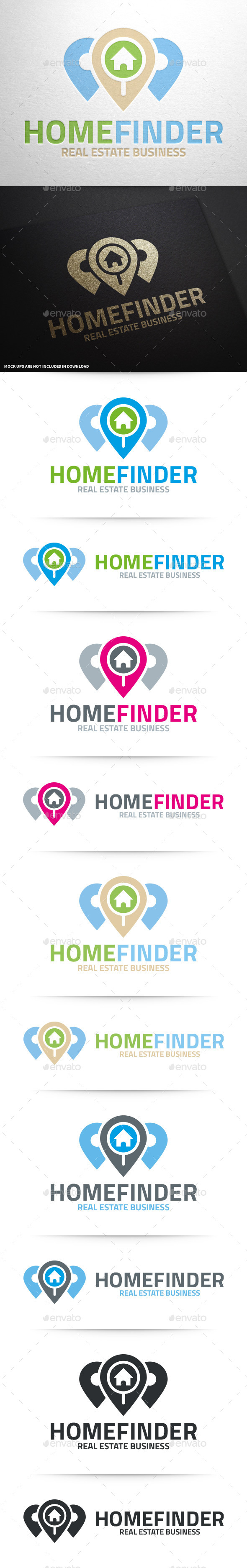GraphicRiver Home Finder Logo Template 10135206 GraphicRiver Home Finder Logo Template 10135206