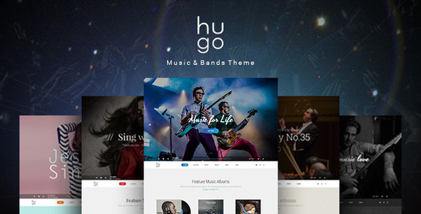 ThemeForest Hugo Music & Bands PSD Theme 10066018 ThemeForest Hugo Music & Bands PSD Theme 10066018