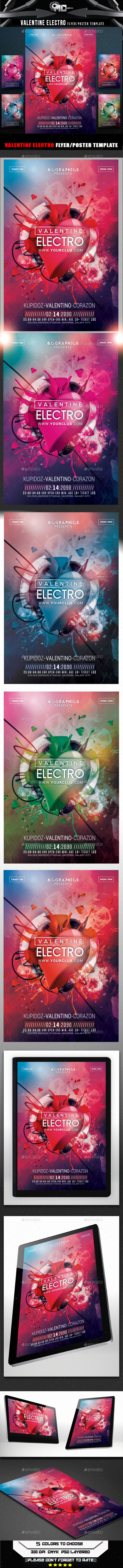 GraphicRiver Valentine Electro Flyer Template 10135227 GraphicRiver Valentine Electro Flyer Template 10135227