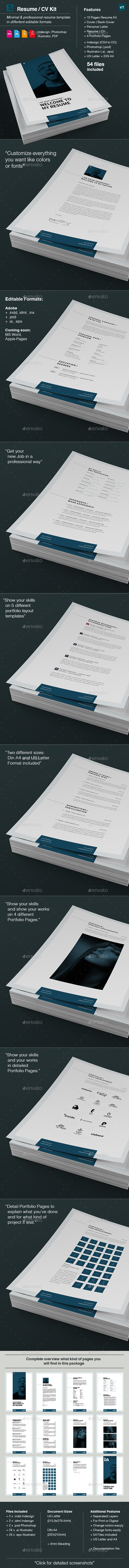 GraphicRiver Minimal Resume and CV 10135729 GraphicRiver Minimal Resume and CV 10135729