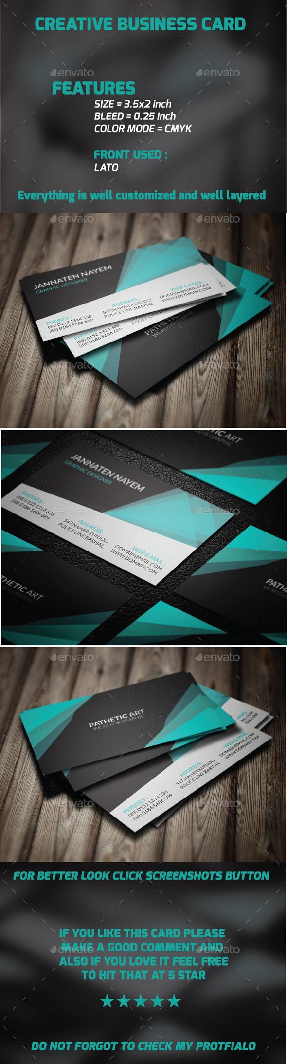GraphicRiver Creative Business Card 10138625 GraphicRiver Creative Business Card 10138625