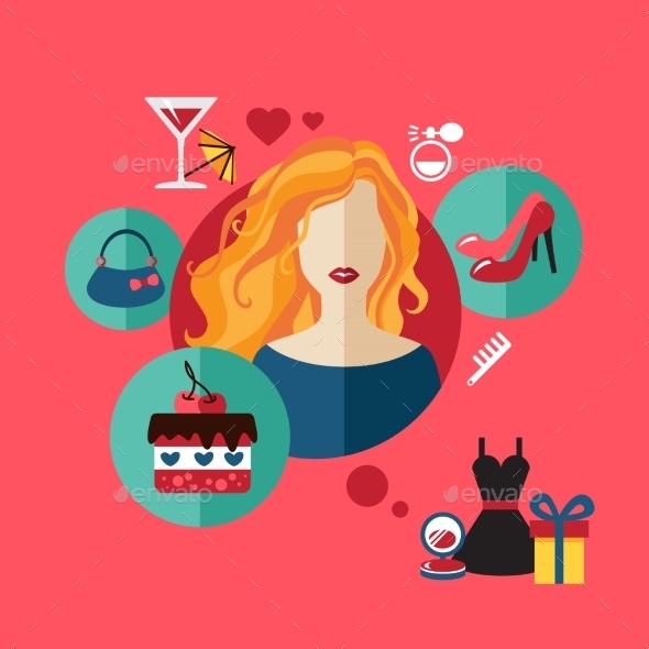 GraphicRiver Woman Shopping Icon 10139741 GraphicRiver Woman Shopping Icon 10139741