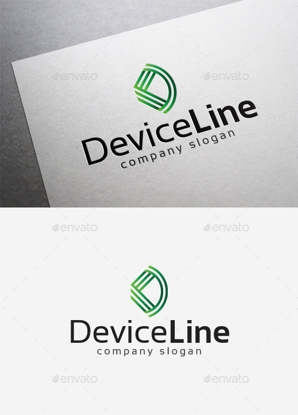 GraphicRiver Device Line Logo 10139744 GraphicRiver Device Line Logo 10139744