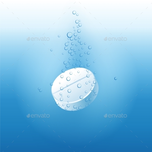 GraphicRiver Effervescent Tablet 10140063 GraphicRiver Effervescent Tablet 10140063