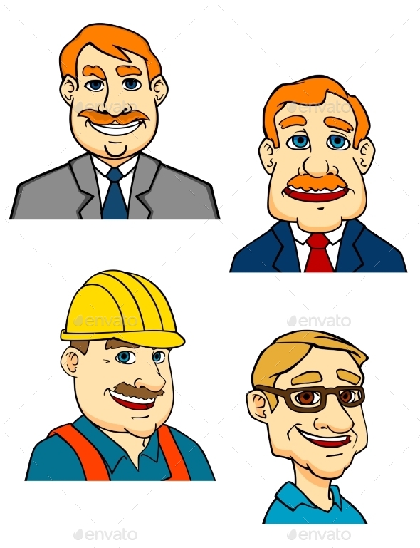 GraphicRiver Cartoon Males 10140314 GraphicRiver Cartoon Males 10140314