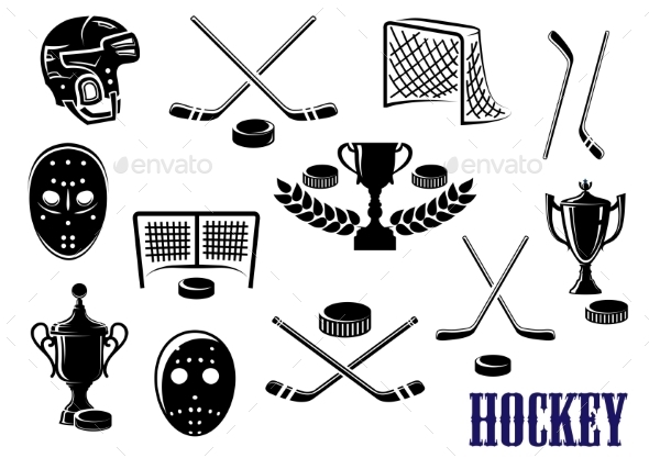 Ice Hockey Icons Ice Hockey Icons