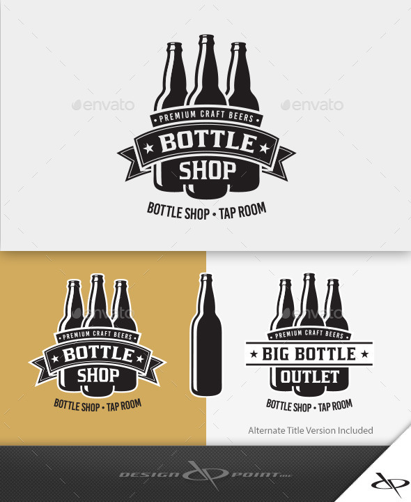 GraphicRiver Bottle Shop Logo 10101318 GraphicRiver Bottle Shop Logo 10101318