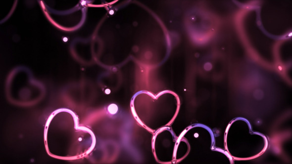 Glossy Valentines Hearts Glossy Valentines Hearts