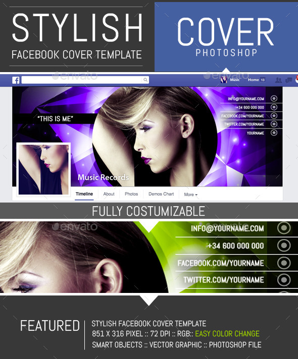 GraphicRiver Shiny Dj and Musician Facebook Cover Template 10141440 GraphicRiver Shiny Dj and Musician Facebook Cover Template 10141440