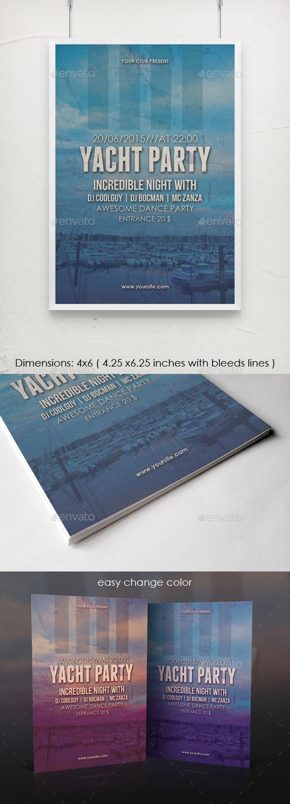 GraphicRiver Yacht Party Poster Template 10141530 GraphicRiver Yacht Party Poster Template 10141530