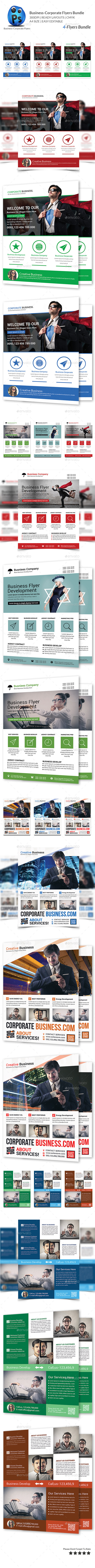 GraphicRiver Corporate Business 4 Flyer Bundle 10141588 GraphicRiver Corporate Business 4 Flyer Bundle 10141588