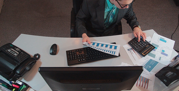 VideoHive Speed Office Worker 10143830 VideoHive Speed Office Worker 10143830
